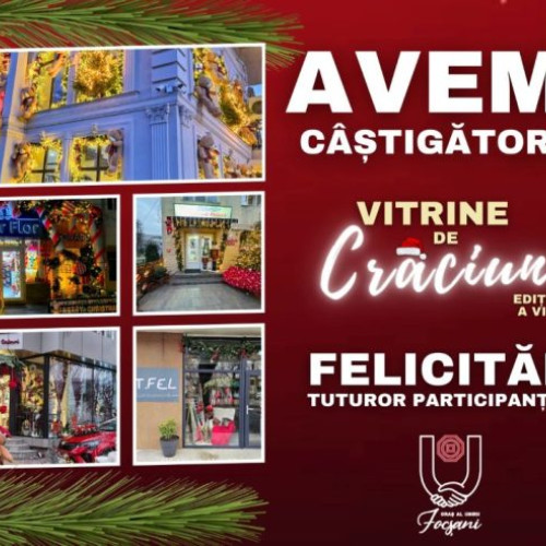 Concursul &quot;Vitrine de Crăciun&quot; a anunțat câștigătorii