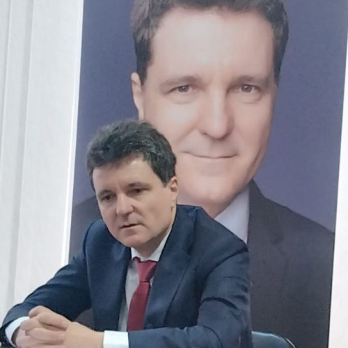 Nicusor Dan, primarul Capitalei, in vizita la Focsani