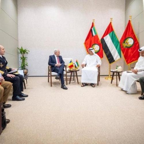 Întâlnirea ministrului apărării naționale cu ministrul de stat pentru apărare al Emiratelor Arabe Unite