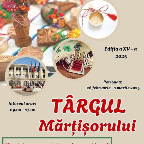 Târgul Mărțișorului revine la Focșani, în 2025