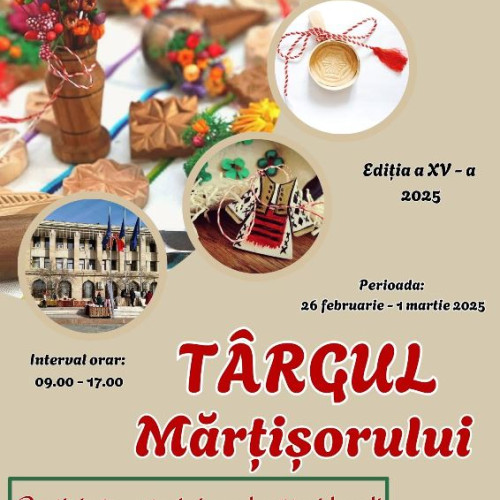 Consiliul Județean Vrancea organizează Târgul Mărțișorului