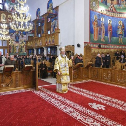 Slujbă oficiată de ÎPS Ciprian la Catedrala Unirii din Focșani, în Duminica Înfricoșătoarei Judecăți