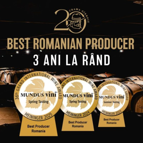 Crama Girboiu celebrează 20 de ani de excelență în vinificatie