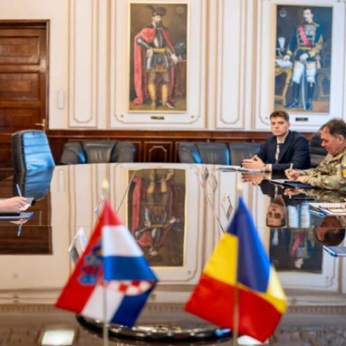 Vizita ambasadorului Croației la Ministerul Apărării Naționale