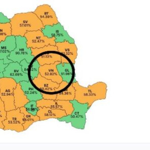 Prezență mare la vot în Vrancea: 50,89% dintre cetățeni și-au exprimat opțiunea