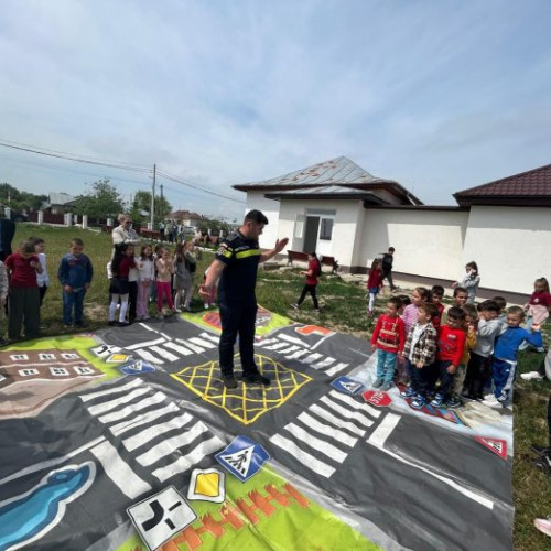 Săptămâna Națională a Siguranței Rutiere s-a încheiat cu activități pentru copii