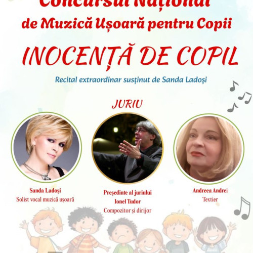 Concurs Național de Muzică Ușoară pentru Copii la Centrul Cultural Vrancea