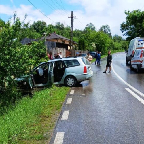 Accident rutier pe raza localității Gălăiești din comuna Dumitrești