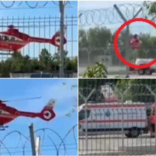 Elicopterul SMURD a fost nevoit să se întoarcă fără pacient din cauza unui heliport închis la Târgu Jiu