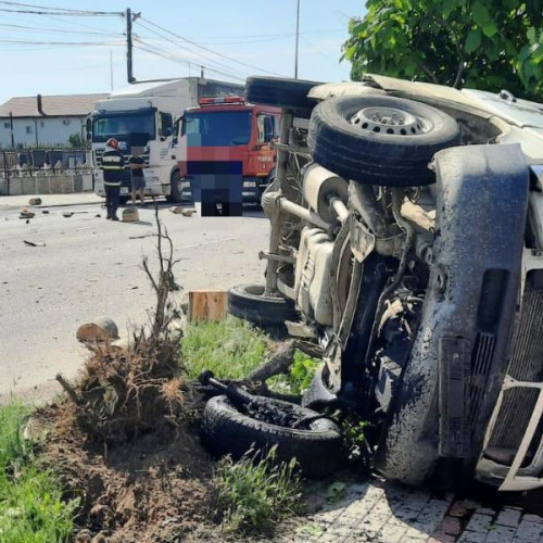 Accident grav la ieșirea din Adjud spre Bacău