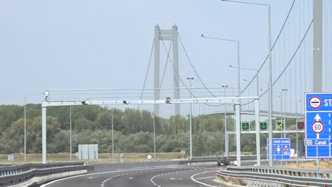 Podul suspendat Brăila-Tulcea primește camere de supraveghere; șoferii cer cântare pentru tonaj