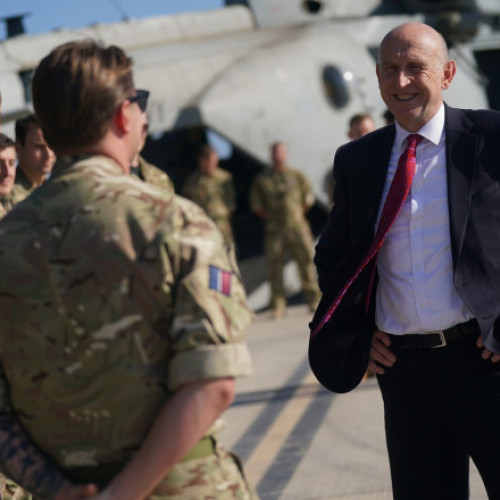 Secretarul britanic al Apărării sosește la Kiev pentru a coordona pregătirile de la Ramstein