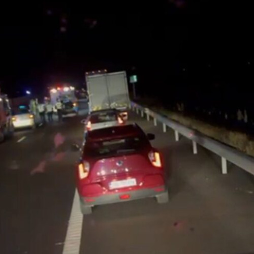 Trafic blocat pe A7 la km 110 în urma unui accident rutier