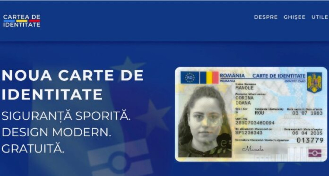 MAI anunță blocarea unui site fals ce copia pagina cărții electronice de identitate