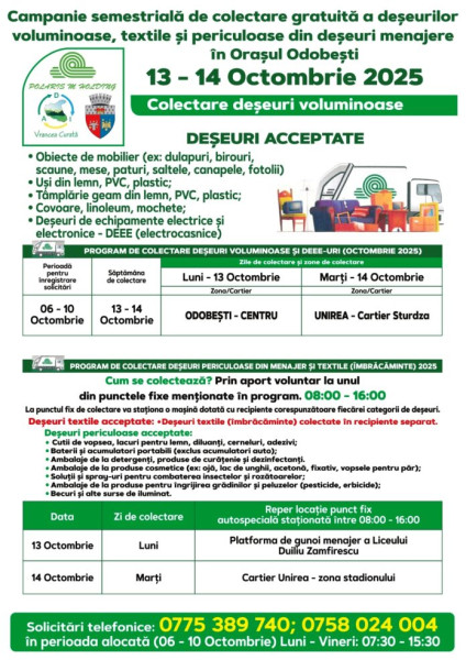Polaris M. Holding deschide a doua campanie gratuită în Odobești