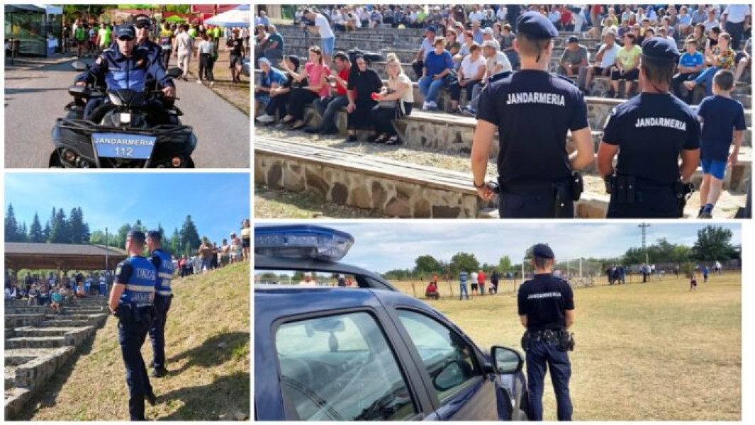 Jandarmii din Vrancea asigură ordinea la evenimente în acest weekend