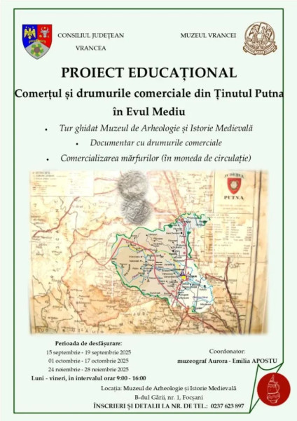 Muzeul Vrancei vă invită într-o incursiune captivantă în comerțul medieval din Ținutul Putnei