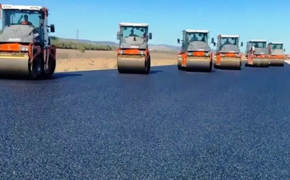 Lucrările pe lotul 2 al autostrăzii A7 Focșani-Bacău au avansat semnificativ