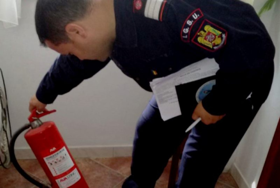 ISU Vrancea a realizat 64 de controale privind protecția împotriva incendiilor în august
