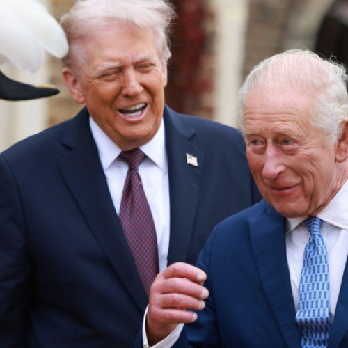 Donald Trump și Melania, primiți la Castelul Windsor de regele Charles al III-lea