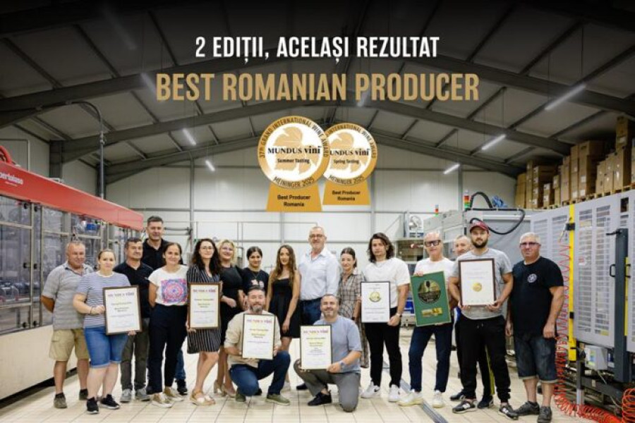 Crama Gîrboiu, desemnată cel mai bun producător român la Mundus Vini 2025