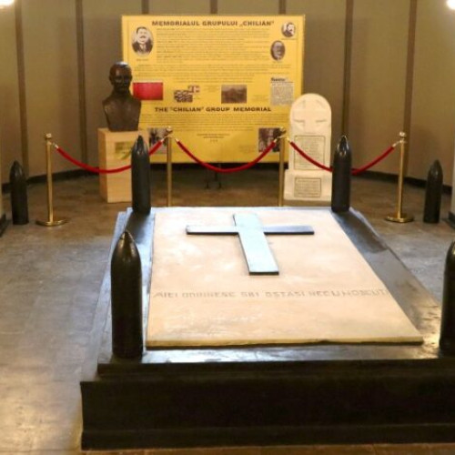 Inaugurarea Memorialului eroilor din Grupul Chilian la Mausoleul Eroilor din Focșani