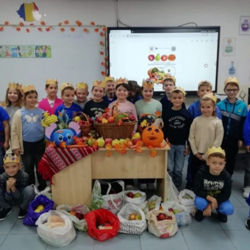 Elevii de la Liceul Tehnologic „Al. I. Cuza” Panciu au celebrat toamna prin activități creative